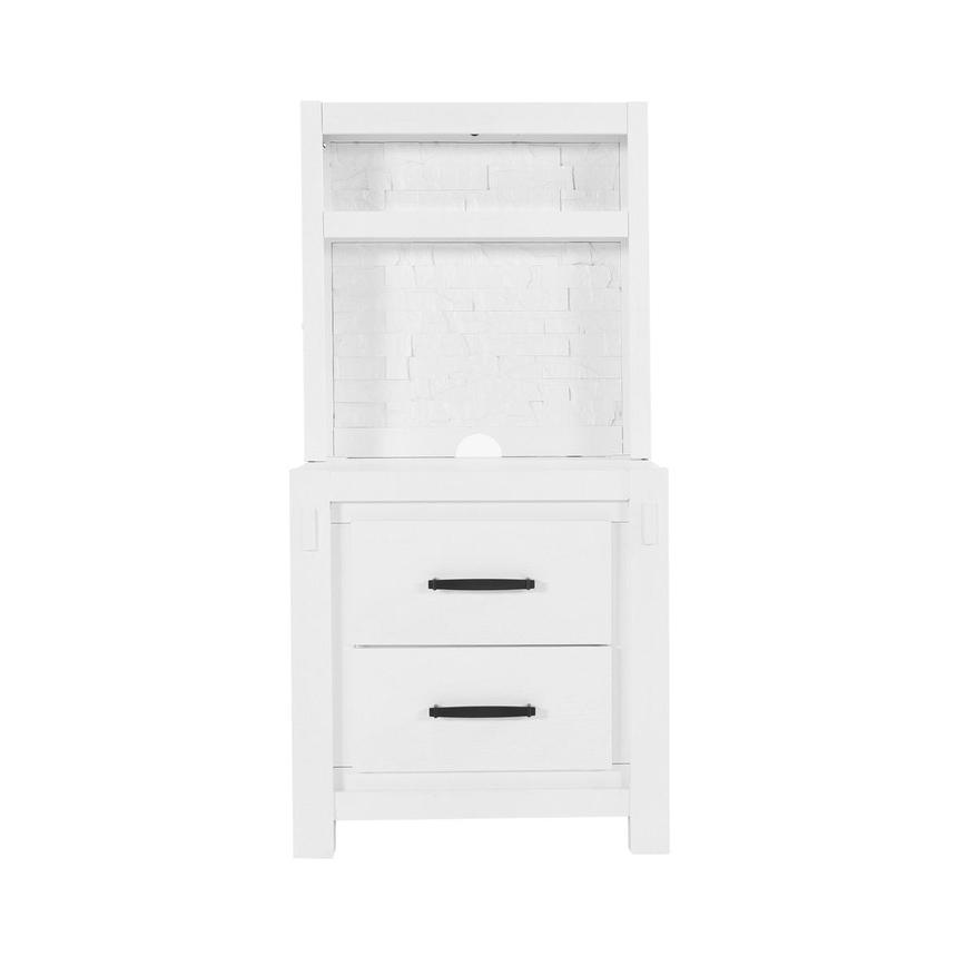 Roca White Nightstand w/Pier Units  main image, 1 of 13 images.