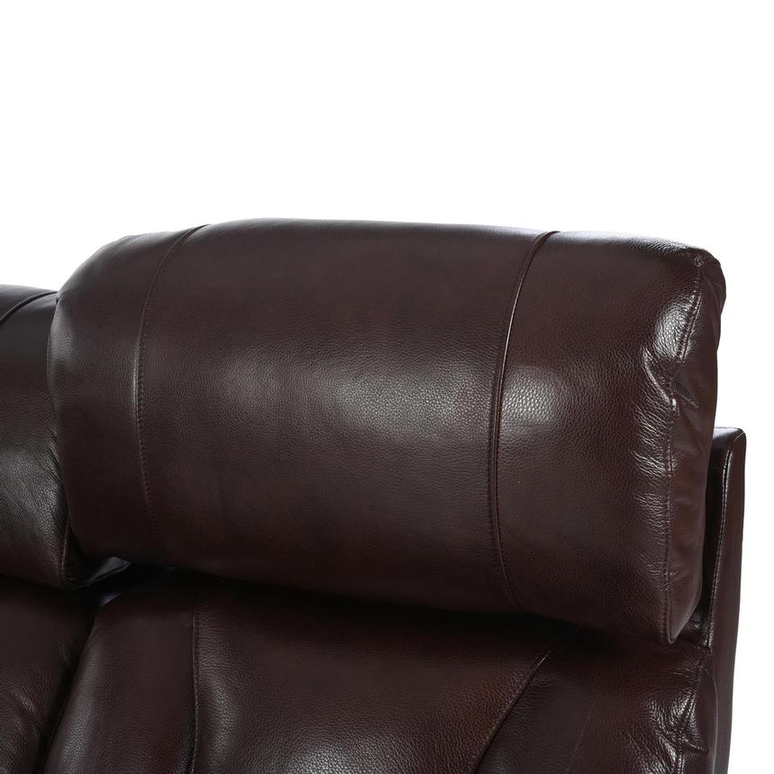 Gio Brown Leather Power Reclining Sectional with 6PCS/3PWR alternate image, 6 of 16 images.