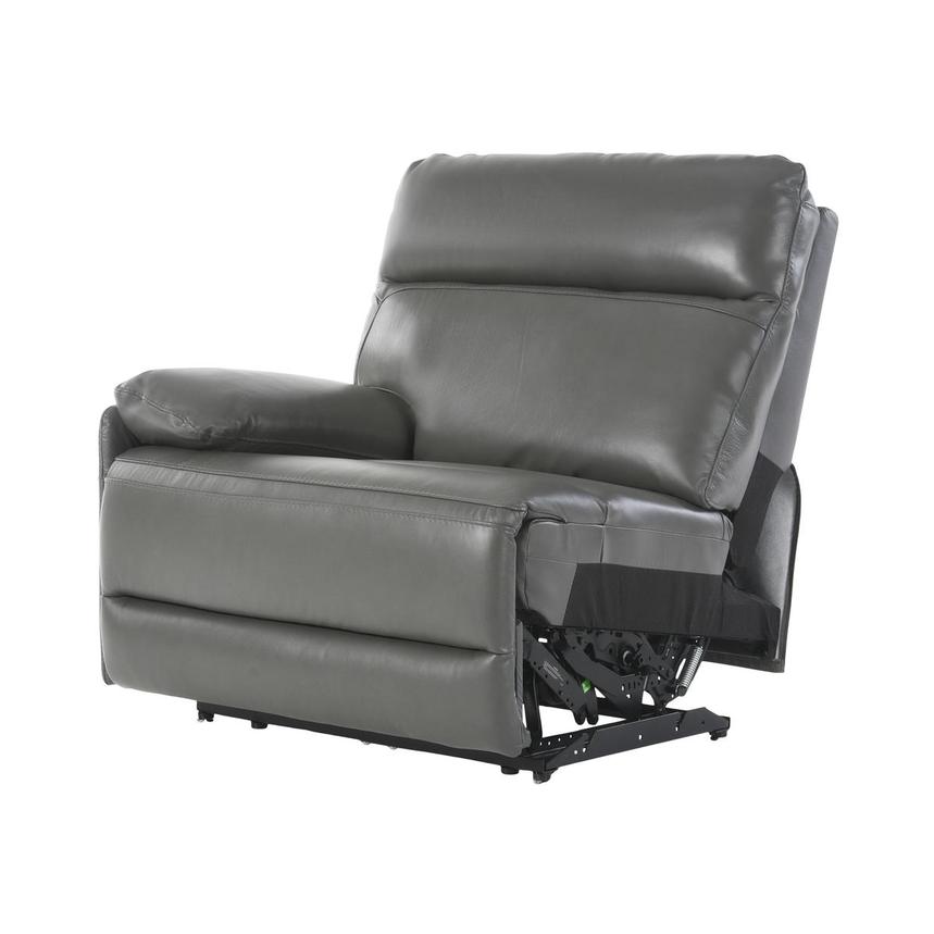 Benz Gray Left Power Recliner  alternate image, 2 of 5 images.