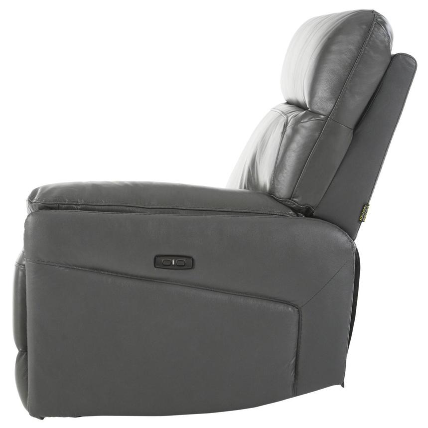 Benz Gray Right Power Recliner  alternate image, 3 of 5 images.