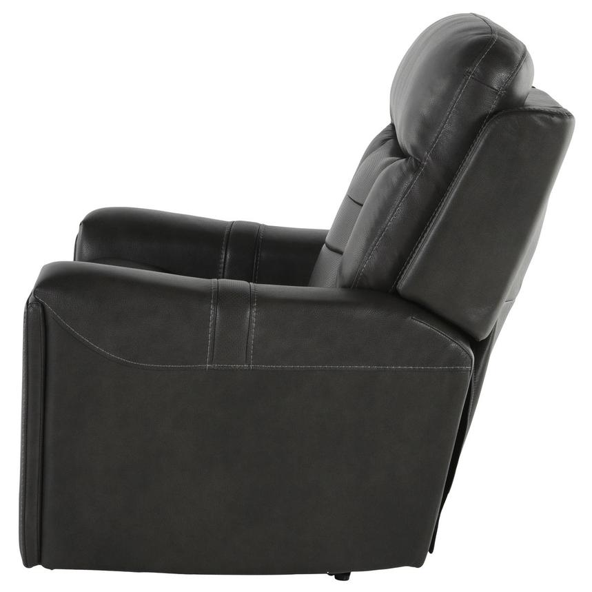 Rainer Leather Massage Recliner  alternate image, 3 of 15 images.