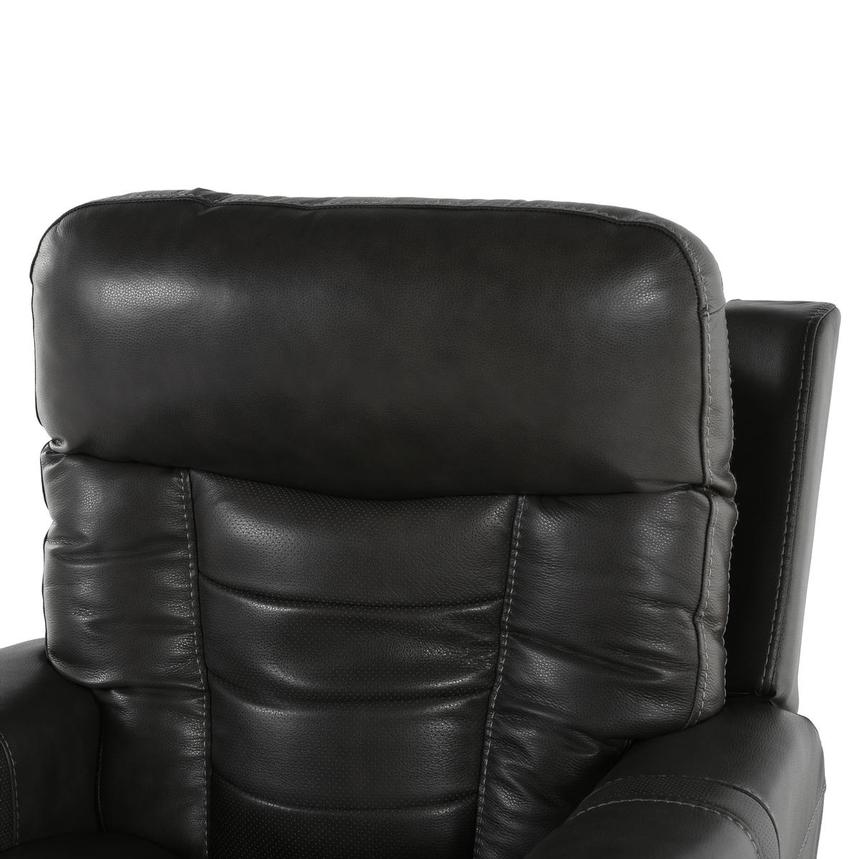Rainer Leather Massage Recliner  alternate image, 8 of 15 images.