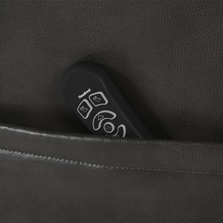 Rainer Leather Massage Recliner  alternate image, 13 of 15 images.