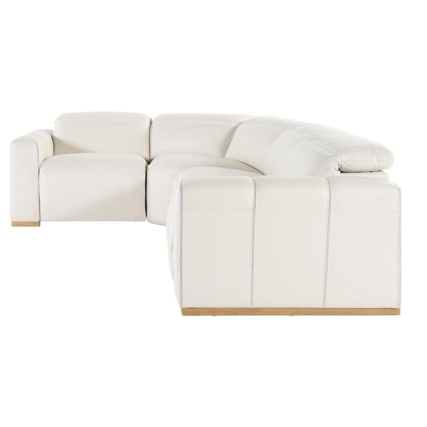 Galak Leather Power Reclining Sectional with 4PCS/2PWR  alternate image, 3 of 5 images.