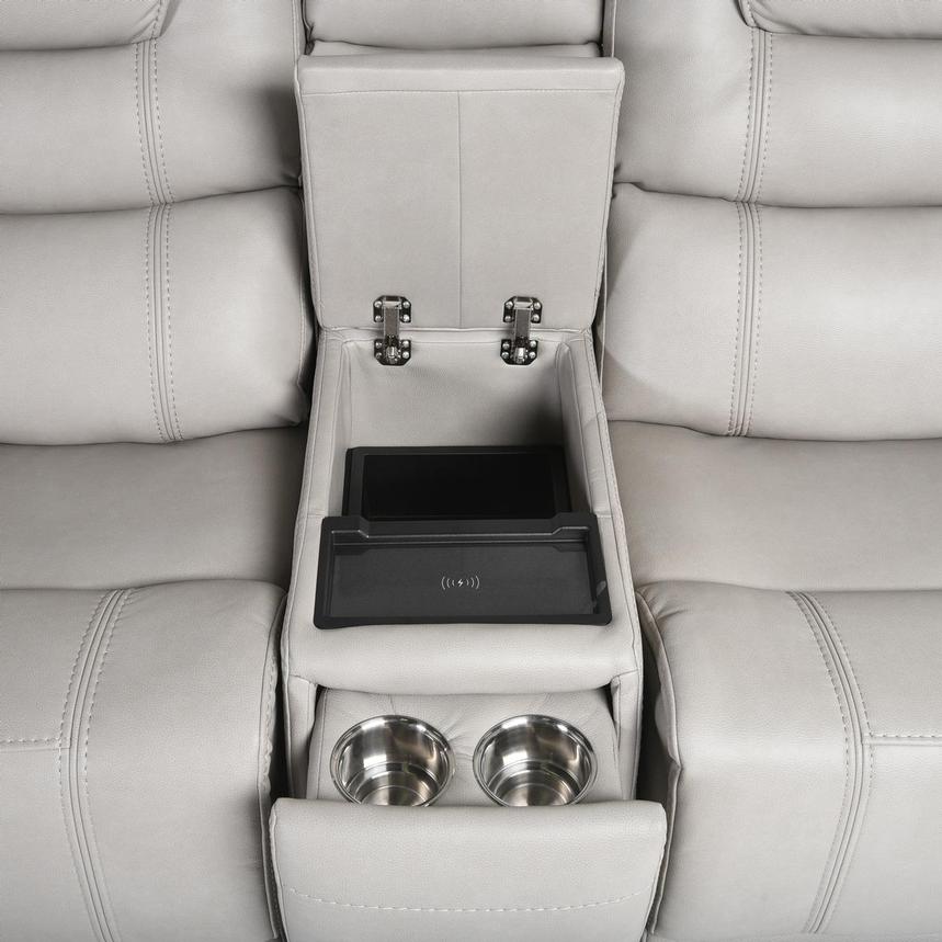 Capriccio Gray Home Theater Seating with 5PCS/2PWR  alternate image, 5 of 14 images.