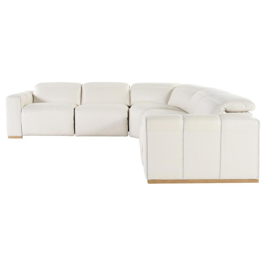 Galak Leather Power Reclining Sectional with 5PCS/2PWR  alternate image, 3 of 5 images.