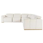 Galak Leather Power Reclining Sectional with 5PCS/2PWR  alternate image, 3 of 5 images.