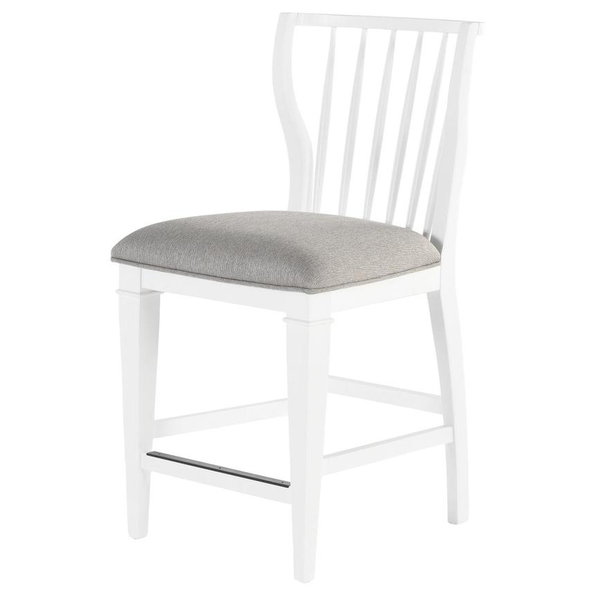 Janelle White Counter Stool  main image, 1 of 5 images.