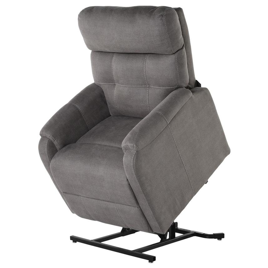 Dove Gray Power Lift Recliner w/Massage & Heat  main image, 1 of 8 images.