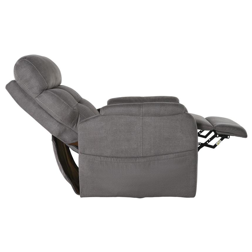 Dove Gray Power Lift Recliner w/Massage & Heat alternate image, 4 of 8 images.