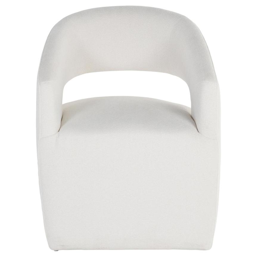 Lilly Ivory Arm Chair w/Casters alternate image, 3 of 7 images.