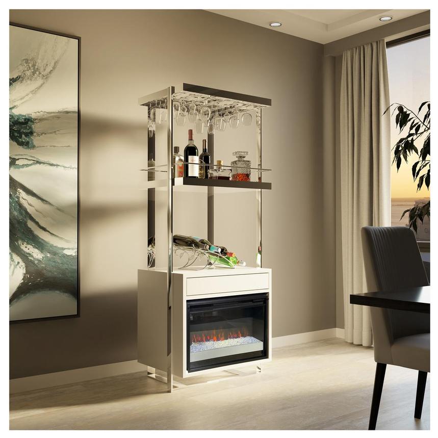 Calypso Bar w/Electric Fireplace El Dorado Furniture