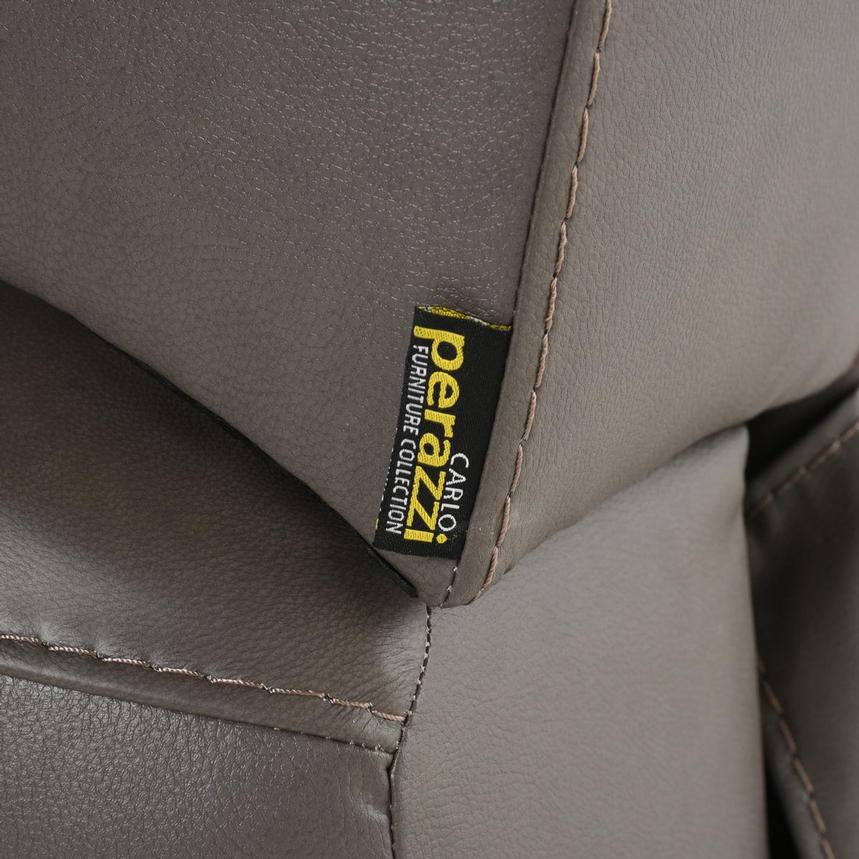 Devin Gray Home Theater Leather Seating with 5PCS/3PWR  alternate image, 6 of 7 images.