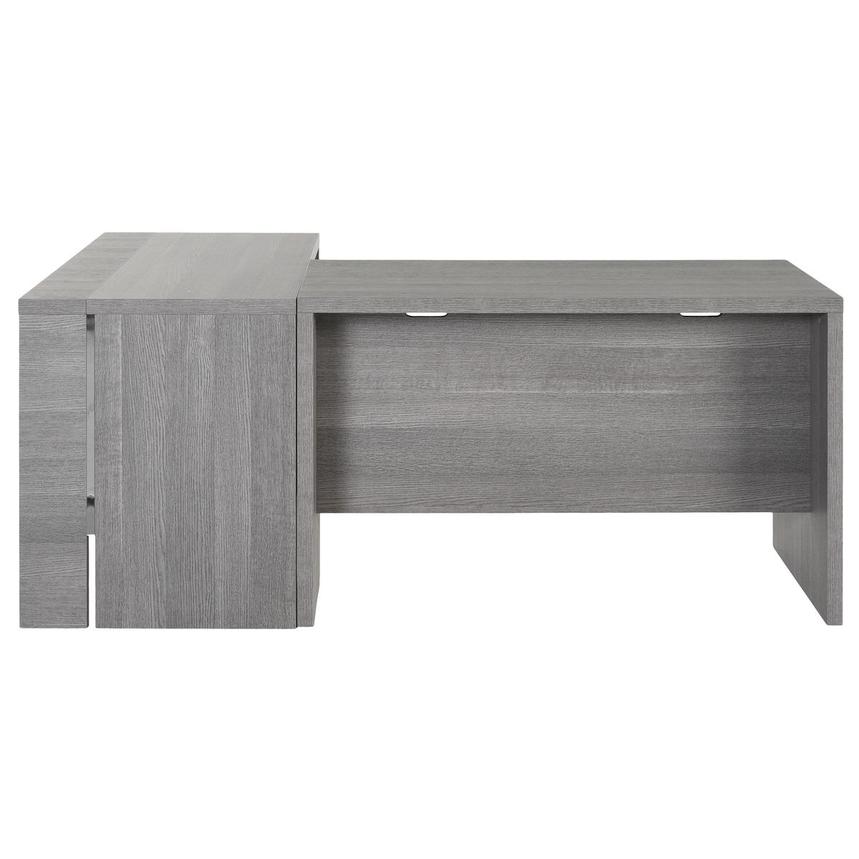 Tivo Gray Small L-Shaped Desk alternate image, 3 of 3 images.