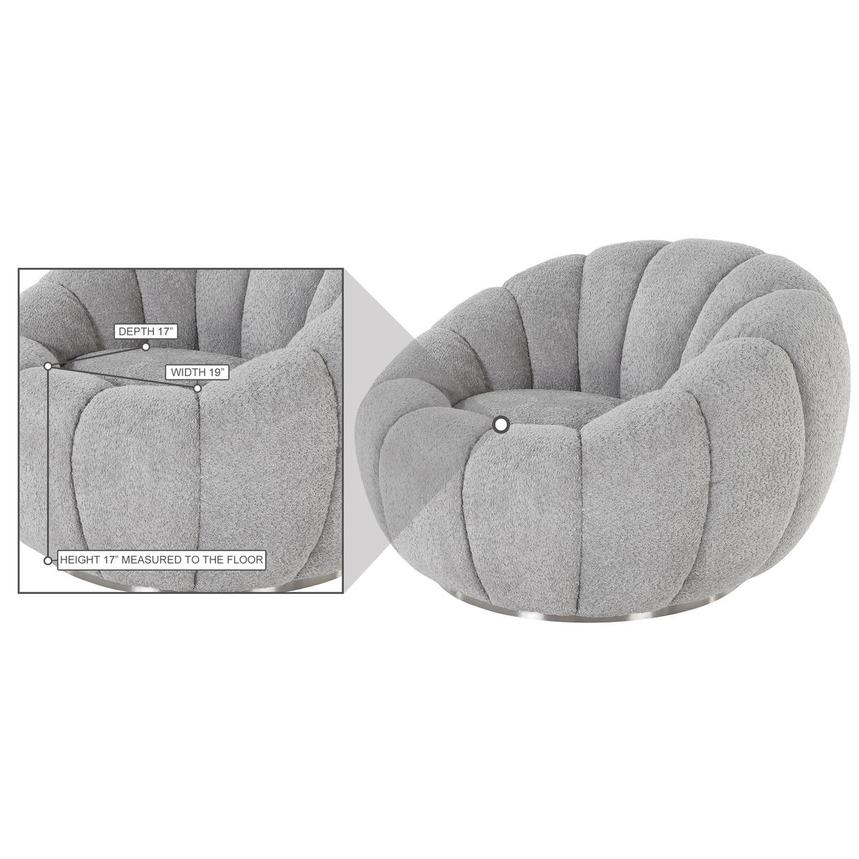 Light gray accent online chair