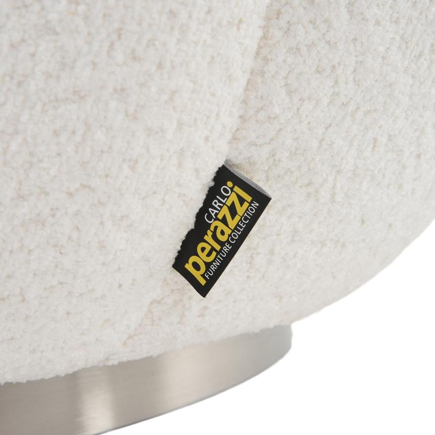 Amalfi White Accent Chair  alternate image, 5 of 6 images.