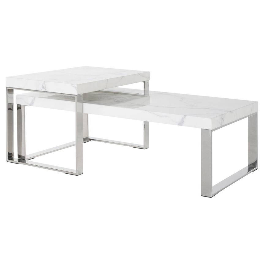 Palomari Marble Nesting Tables Set of 2 El Dorado Furniture