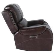 Durham Brown Leather Power Recliner  alternate image, 4 of 6 images.