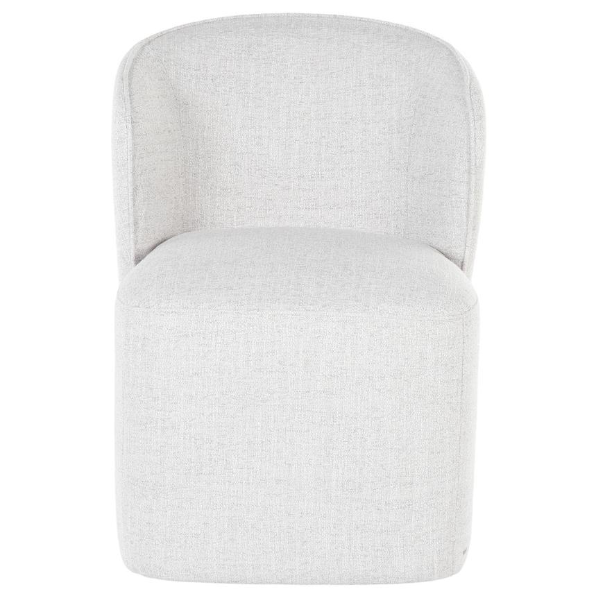 Lottie Ivory Side Chair w/Casters alternate image, 3 of 7 images.