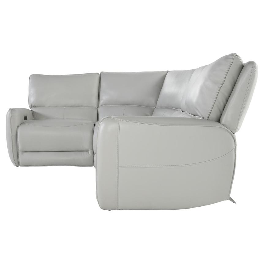 Georgia Leather Power Reclining Sectional with 4PCS/2PWR alternate image, 3 of 4 images.