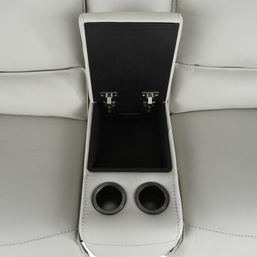 Georgia Home Theater Leather Seating with 5PCS/2PWR alternate image, 4 of 5 images.