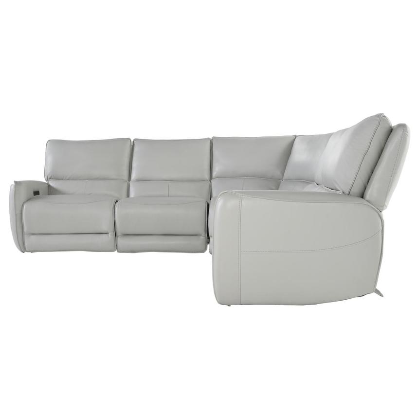 Georgia Leather Power Reclining Sectional with 5PCS/2PWR alternate image, 3 of 4 images.