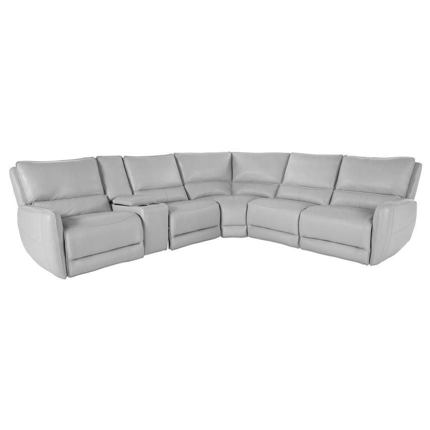 Georgia Leather Power Reclining Sectional with 6PCS/3PWR main image, 1 of 5 images.