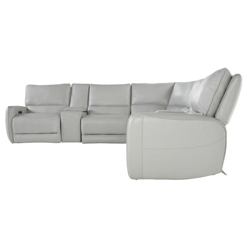 Georgia Leather Power Reclining Sectional with 7PCS/3PWR alternate image, 4 of 6 images.