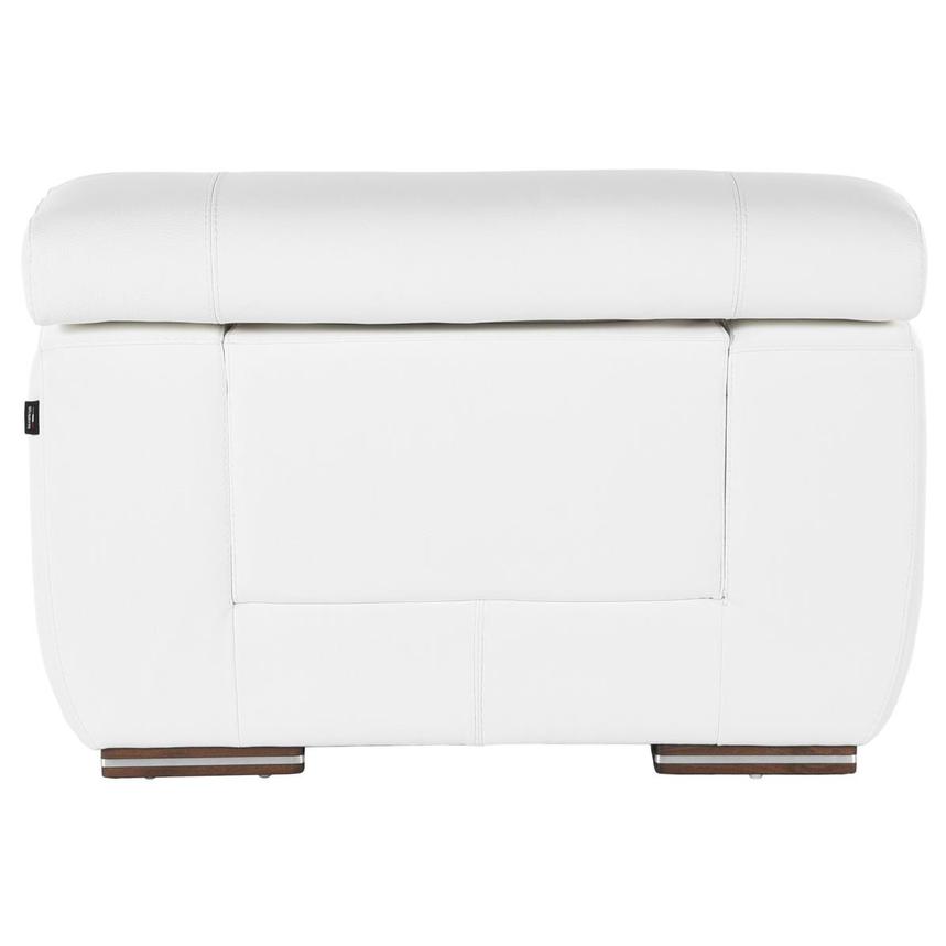 Grace White Leather Chair  alternate image, 5 of 7 images.