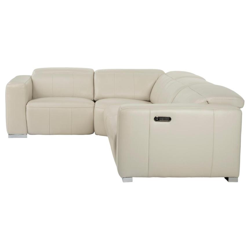 Samar Leather Power Reclining Sectional with 4PCS/2PWR  alternate image, 3 of 8 images.