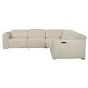 Samar Leather Power Reclining Sectional with 5PCS/2PWR  alternate image, 3 of 8 images.