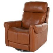Rogelio Tan Leather Power Recliner  main image, 1 of 6 images.