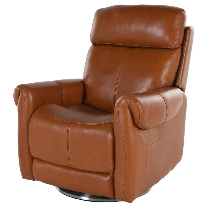 Rogelio Tan Leather Power Recliner El Dorado Furniture