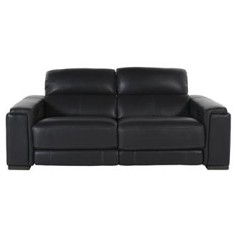 Dark gray reclining discount loveseat