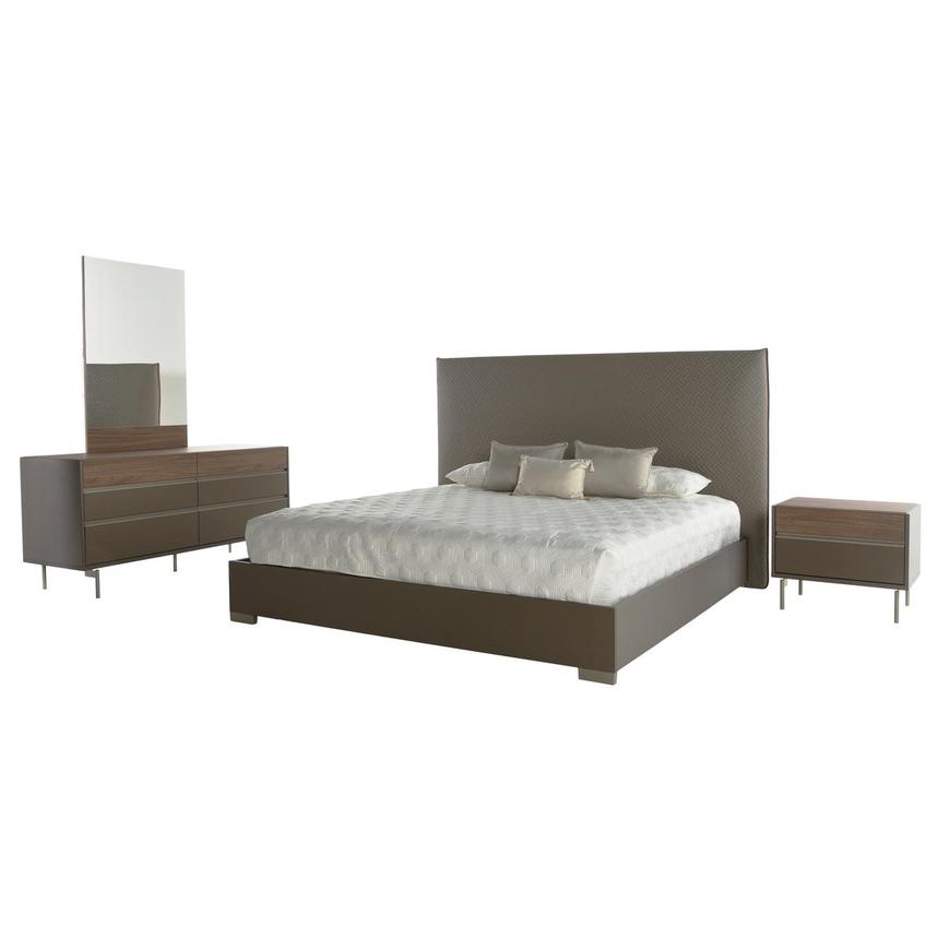 Angelo 4-Piece King Upholstered Bedroom Set  main image, 1 of 6 images.