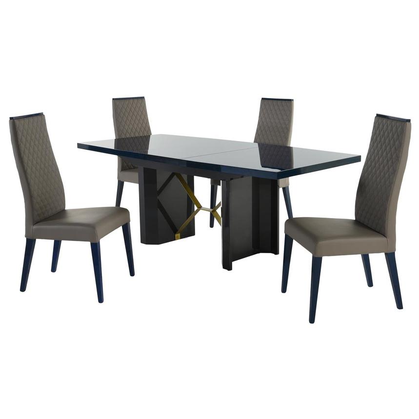 Sapphire 63" 5-Piece Dining Set  main image, 1 of 5 images.