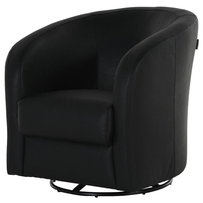 Delia Black Accent Chair main image, 1 of 6 images.