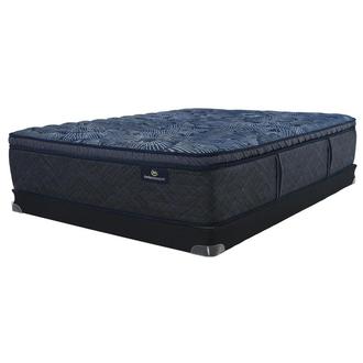 Cobalt Calm PT- Medium Queen Mattress w/Low Foundation by Serta PerfectSleeperX