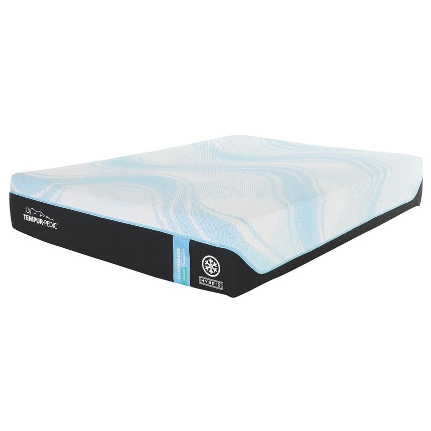 LuxeBreeze Hybrid-Med Soft Twin XL Mattress by Tempur-Pedic  main image, 1 of 4 images.