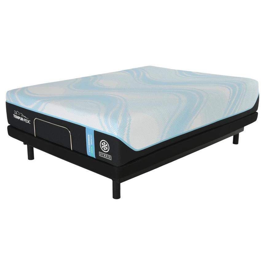 LuxeBreeze Hybrid-Medium King Mattress w/Ease® Powered Base by Stearns & Foster alternate image, 3 of 5 images.