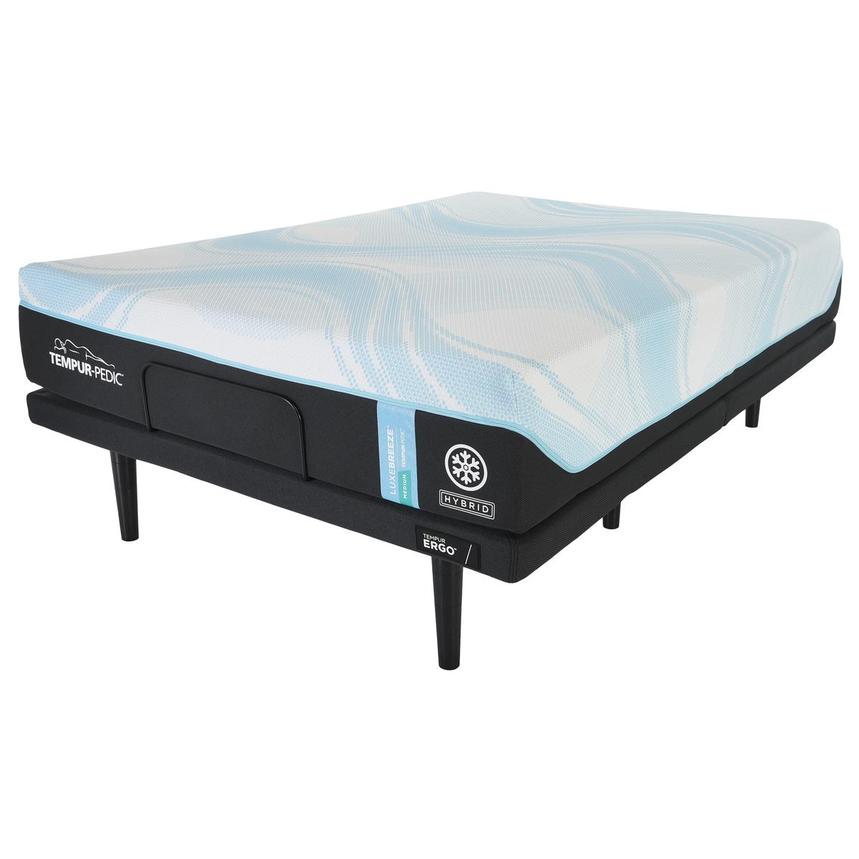 LuxeBreeze Hybrid-Medium King Mattress w/Ergo® 3.0 Powered Base by Tempur-Pedic alternate image, 3 of 5 images.