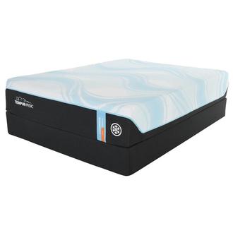 LuxeBreeze-Firm Queen Mattress w/Regular Foundation by Tempur-Pedic
