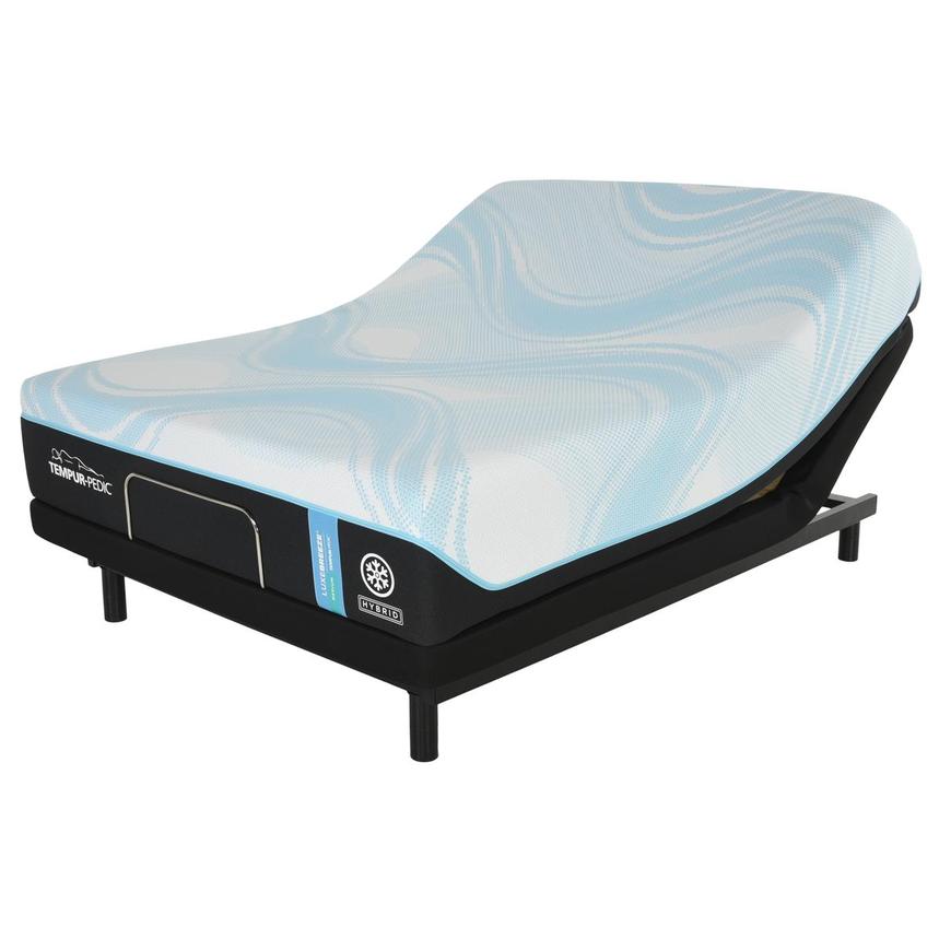 LuxeBreeze Hybrid-Medium Queen Mattress w/Ease® Powered Base by Stearns & Foster main image, 1 of 5 images.