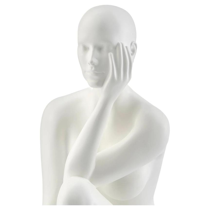 Pensive White Sculpture alternate image, 4 of 4 images.