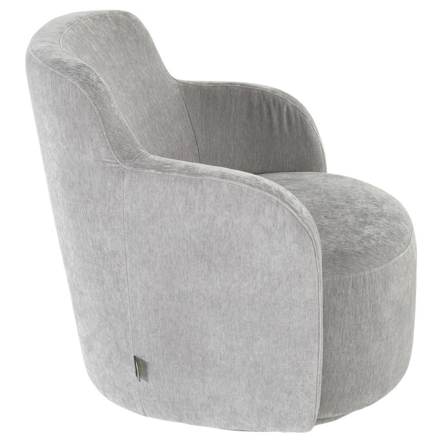 Joey II Gray Swivel Accent Chair  alternate image, 3 of 4 images.