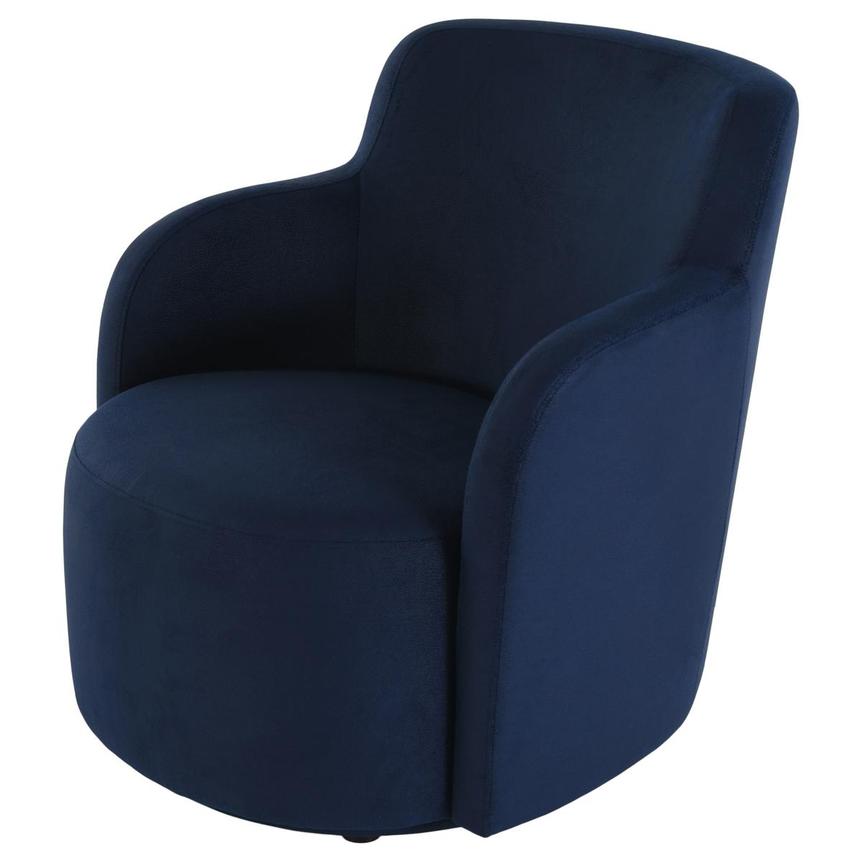 Joey II Blue Swivel Accent Chair