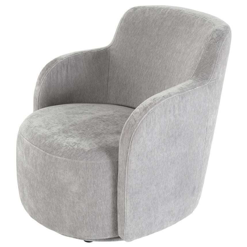 Joey II Gray Swivel Accent Chair main image, 1 of 4 images.