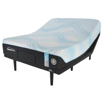 LuxeBreeze-Firm Twin XL Mattress w/Ergo® 3.0 Powered Base by Tempur-Pedic