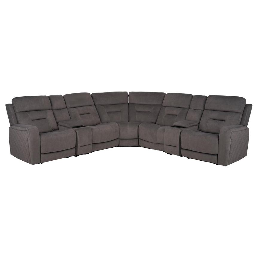 Gajah Power Reclining Sectional with 7PCS/3PWR  main image, 1 of 11 images.