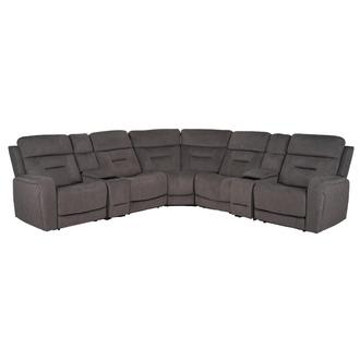 Gajah Power Reclining Sectional with 7PCS/3PWR